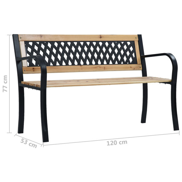 george oliver arianna wooden planter bench & reviews